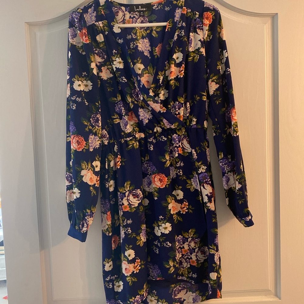 Lulus floral mini dress , size M